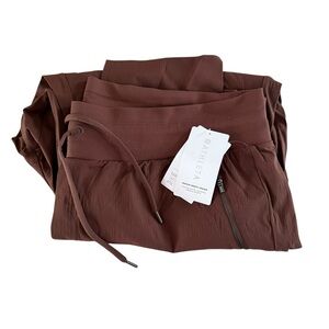 Athleta Chocolate Brown Drawstring Active Pants